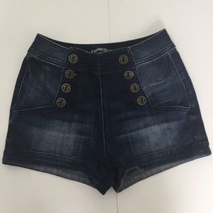 Express Jeans High Waist Jeans Shorts